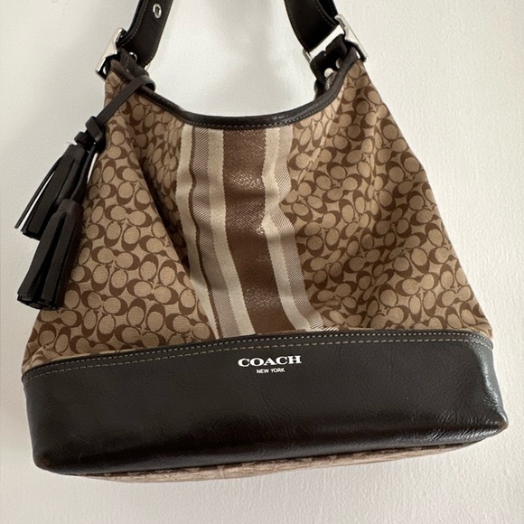 Coach Legacy Stripe Handbag 🌺 - Picture 6 of 8